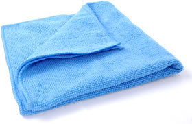 BLUE MICROFIBER CLOTHS 12/ 16x16