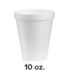 10 oz DART FOAM CUP  1000/