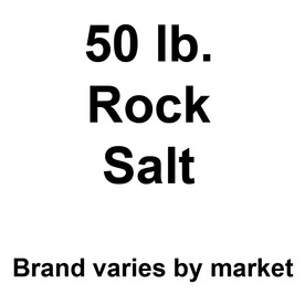 50lb BAG ROCK SALT  49/PALLET
(A01025)