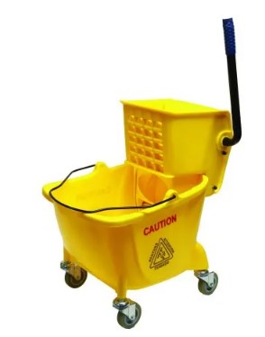 26/32QT YELLOW MOP BUCKET &amp;
WRINGER