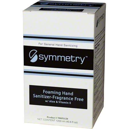 Product 90191120: ALC FOAM HAND SANITIZER 6/ 1200ML SYMMETRY (90051120) PPE