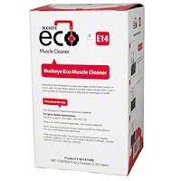 E14 MUSCLE CLNR HD 4/1.25L
CLNR &amp; DEGREASER, (ECO)
PROPORTIONING