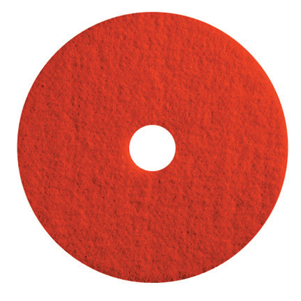 17&quot; RED FLR PAD BUFF 5/