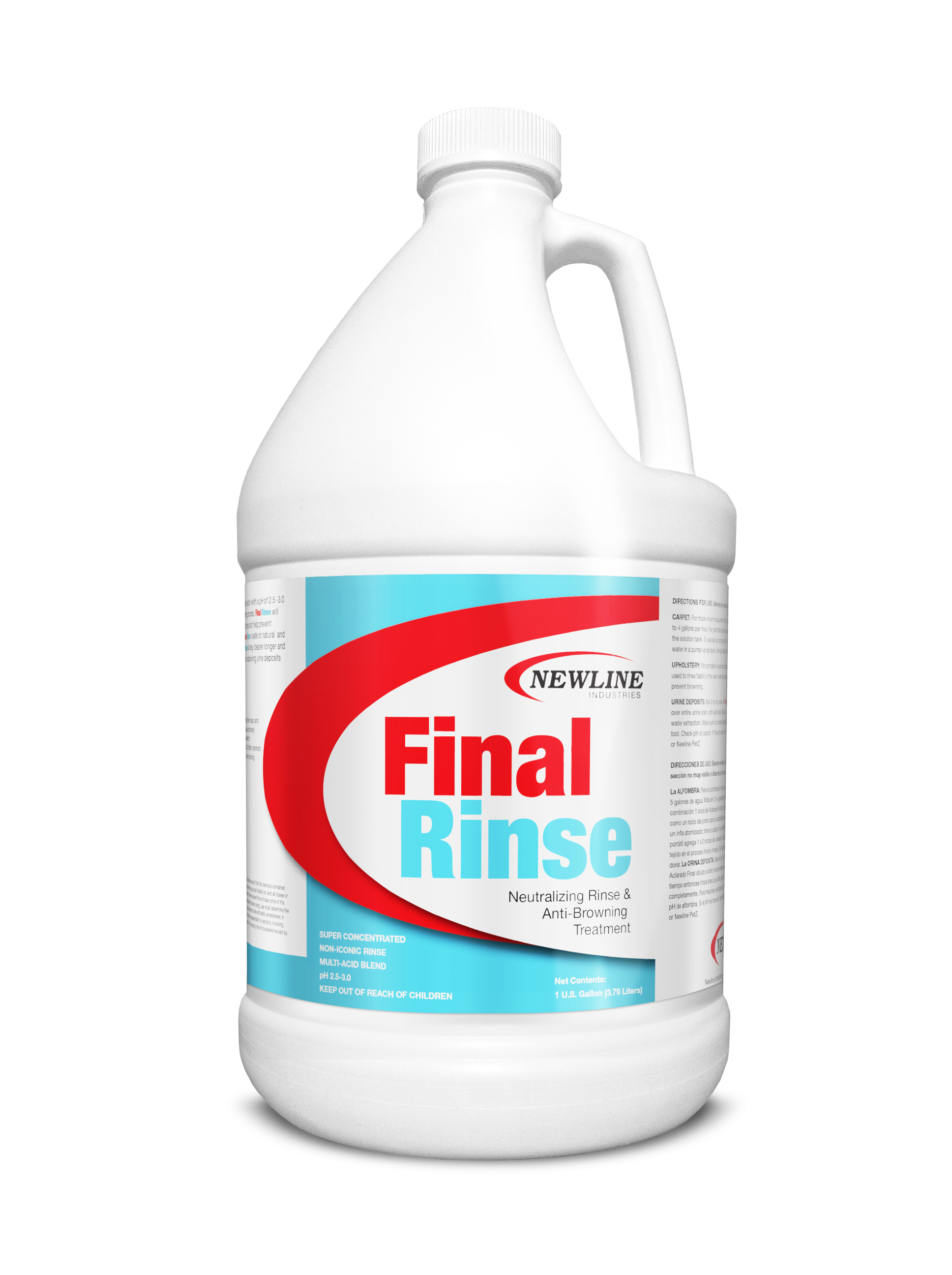 FINAL RINSE LIQ CRPT RINSE 4GL 1 OZ PER GALLON OF WATER