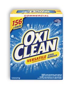 OXICLEAN STAIN REMOVER, REG
SCENT, 7.22LB BOX 4/