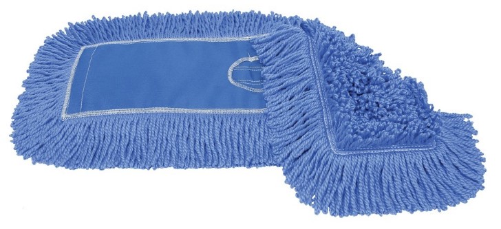 5&quot; x 36&quot; MAXITWIST MICROFIBER 
LOOP END DUST MOPS BLUE 12/ 
LAUNDERABLE 500 TIMES