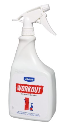 WORKOUT MUSCLE CLNR   12 QTS/
NO PERFUME ADDED HD
(BUCKEYE)