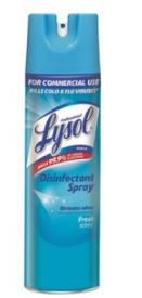 LYSOL FRESH DISINFECT AERO
12/19oz