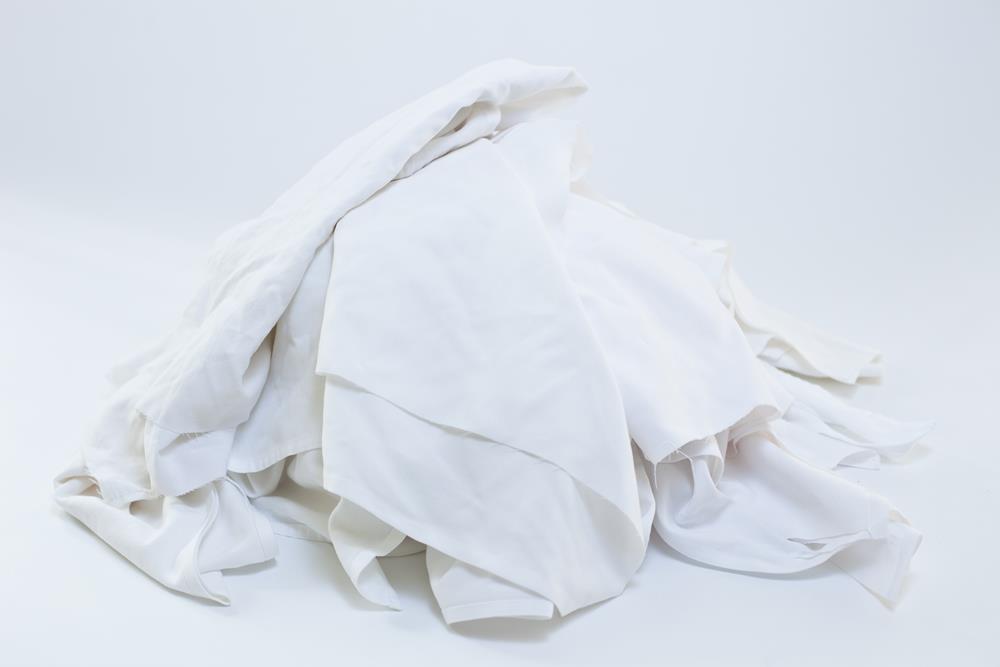 WHITE COTTON RAGS 50 LB/