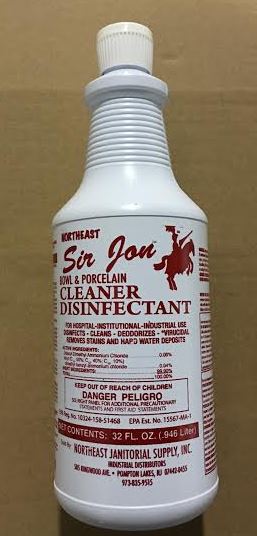 SIR JON  BOWL CLNR 12 9.5% HC ACID 12/32OZ EPA