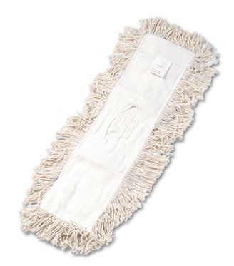 5&quot; x 24&quot; DUST MOP HEAD, WHITE  (DM24-5)